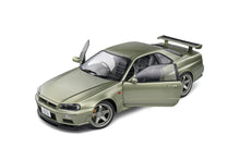 Load image into Gallery viewer, SOLIDO Nissan GTR R34 1:18 Metallic Green