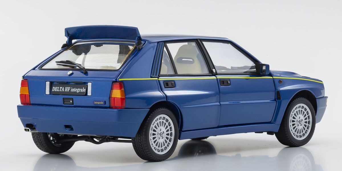 Kyosho Lancia Delta HF Integrale Evo.II 1:18 Blue Metallic – Gulf