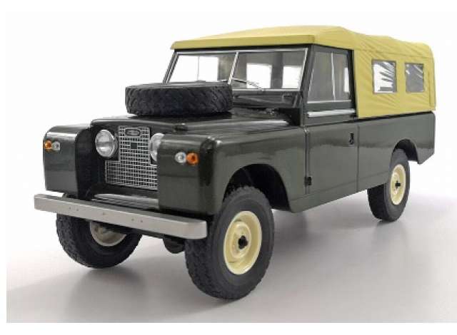 MCG 1959 Land Rover 109 pick-up series II with Softtop RHD *sealed body* 1:18 Dark Green