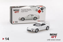 Load image into Gallery viewer, MiniGT Toyota Supra White #14 1:64
