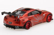 Load image into Gallery viewer, MiniGT LB Works Nissan GT-R Red #77 1:64