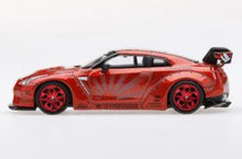 Load image into Gallery viewer, MiniGT LB Works Nissan GT-R Red #77 1:64