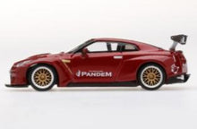 Load image into Gallery viewer, MiniGT Pandem Nissan GT-R Red #92 1:64