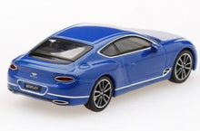 Load image into Gallery viewer, MiniGT Bentley Continental GT Blue #94 1:64