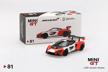 Load image into Gallery viewer, MiniGT McLaren Senna #81 1:64