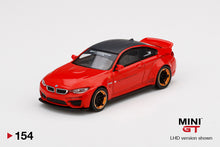 Load image into Gallery viewer, MiniGT LB WORKS BMW M4 Red #154 1:64