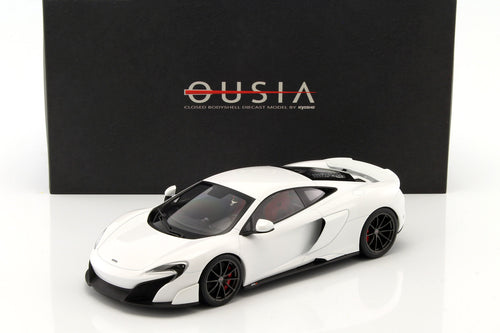 Kyosho OUSIA McLaren 675LT year 2015 white 1:18