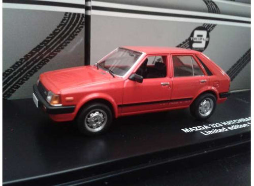 Triple 9 Mazda 323 Hatchback 1982 Red 504pcs 1/43