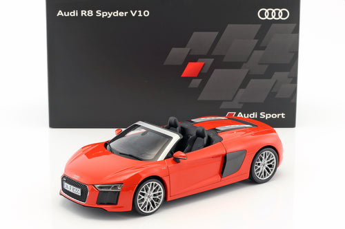 iScale Audi R8 Spyder V10 dynamite red 1:18