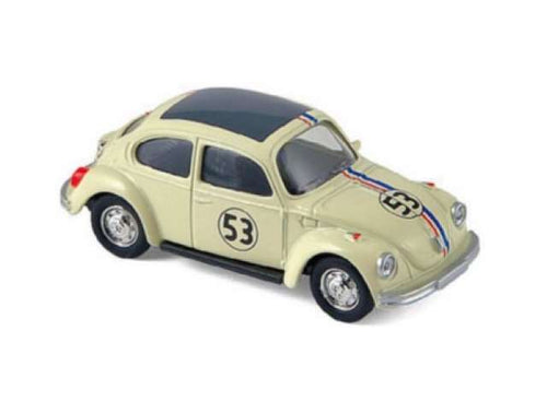 Norev Volkswagen Beetle #53 Yellow 1/64