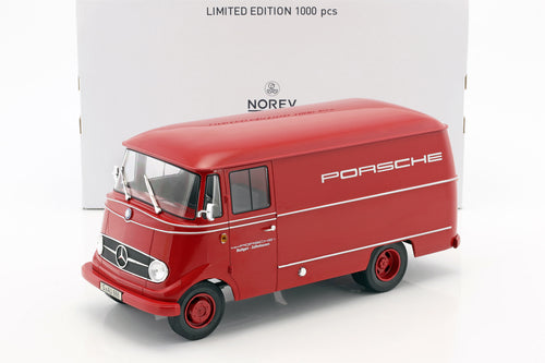 Norev Mercedes-Benz L319 Porsche Racing Service Year 1955 Red 1:18