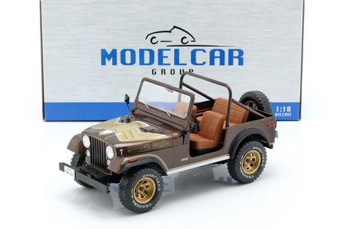 MCG Jeep CJ-7 Golden Eagle year 1976 dark brown metallic 1:18