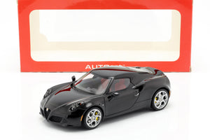 AutoArt Alfa Romeo 4C Gloss Black 1:18