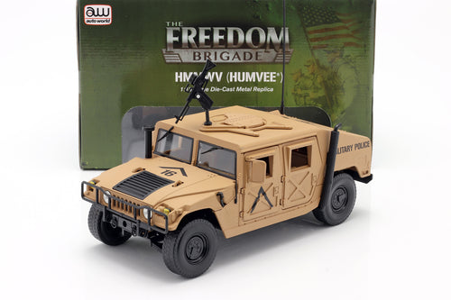 Auto World Humvee R-2 Beige and Green 1:18