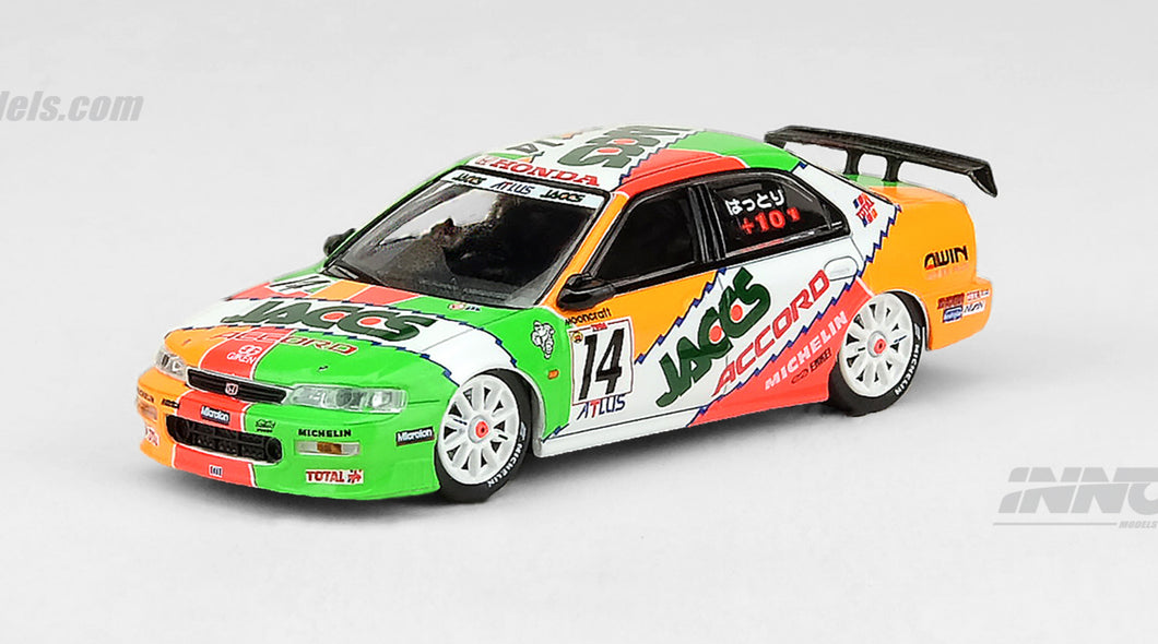 Inno64 HONDA ACCORD #14 JACCS JTCC 1996 1:64 – Gulf Models