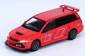 Inno64 MITSUBISHI LANCER EVO IX WAGON Ralliart 1:64 Red