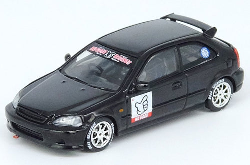 Inno64 HONDA CIVIC Type-R EK9 No Good Racing 1:64 Black