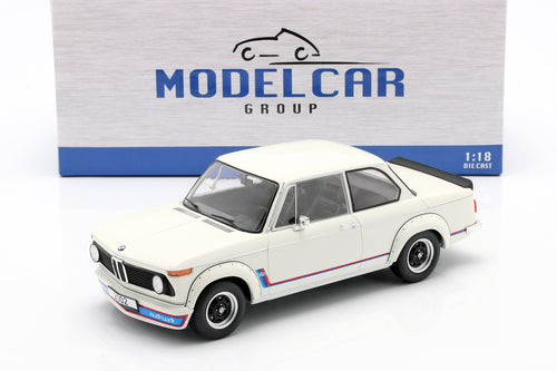 MCG BMW 2002 Turbo (E20) year 1973 1:18 White