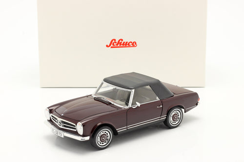 Schuco Mercedes-Benz 280 SL Pagode (W113) Year 1963-71 1:18 Bordeaux Red