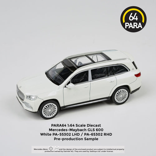 Para64 Mercedes Maybach GLS 600 1:64 White