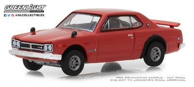 Greenlight Nissan Skyline 2000 GT-R 1971 1:64 Red