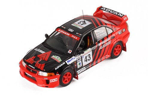 IXO Models Mitsubishi Lancer Evo V 1999 Rally New Zealand 1:43