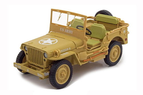 Triple 9 Collection Jeep Willys 1943 Yellow 1:18