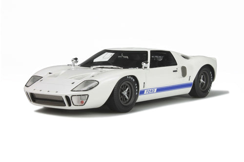 GT Spirit Ford GT40 MKI White/Blue 1:18