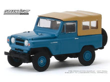Load image into Gallery viewer, Greenlight 1968 Nissan Patrol Blue 1:64