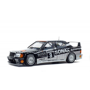 SOLIDO MERCEDES-BENZ 190 EVO II (W201) 1:18 Race (Black/Silver)