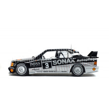 Load image into Gallery viewer, SOLIDO MERCEDES-BENZ 190 EVO II (W201) 1:18 Race (Black/Silver)