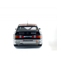 Load image into Gallery viewer, SOLIDO MERCEDES-BENZ 190 EVO II (W201) 1:18 Race (Black/Silver)