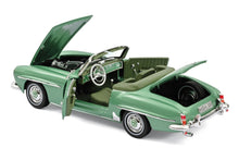 Load image into Gallery viewer, Norev Mercedes-Benz 190 SL Light Green Metallic 1957 1:18