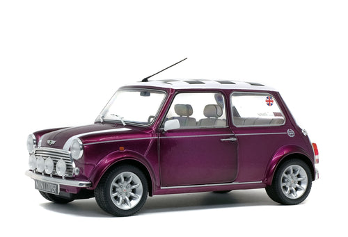 SOLIDO Mini Cooper Sport 1997 1:18 Metallic Purple