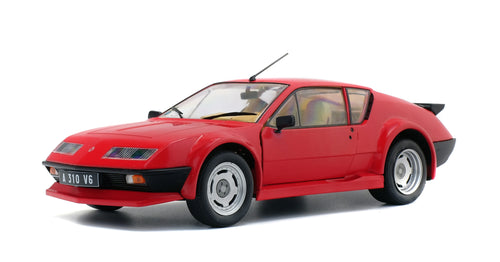 SOLIDO Renault ALPINE A310 PACK GT – ROUGE TOLEDE – 1983 1:18 Red