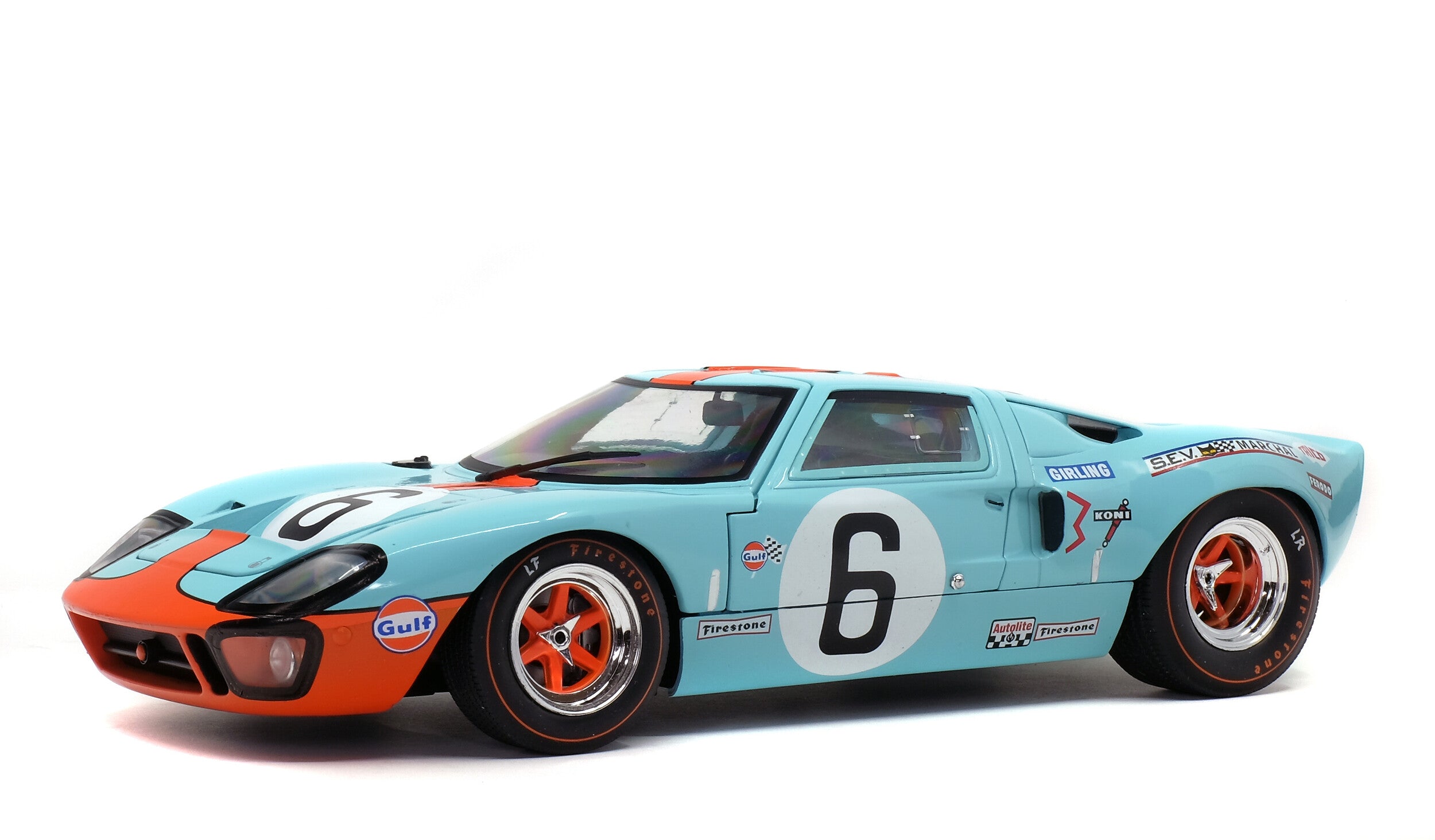 SOLIDO Ford GT40 Winner – Le Mans – 1969 #6 1:18 Gulf Light Blue
