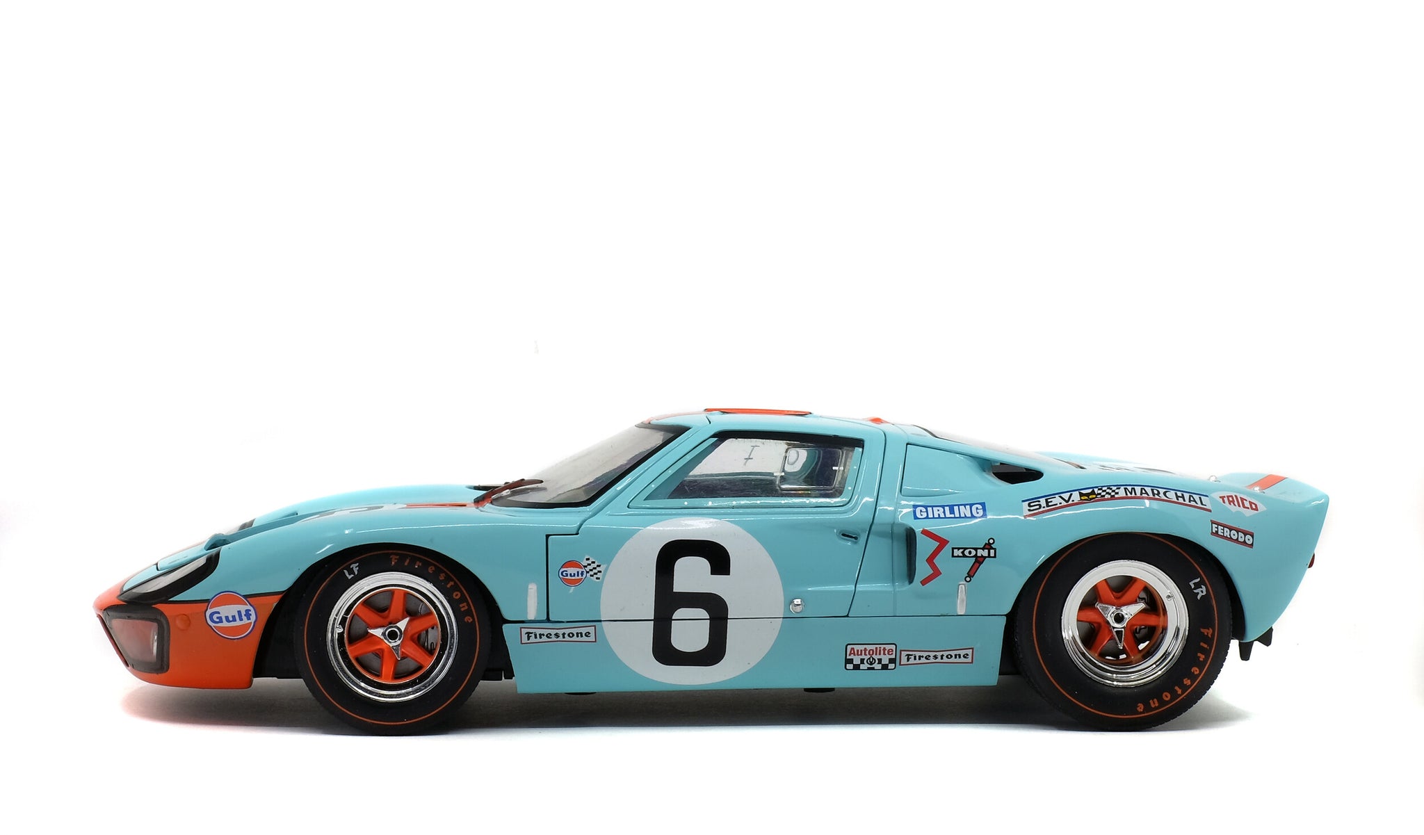 SOLIDO Ford GT40 Winner Le Mans 1969 6 1 18 Gulf Light Blue