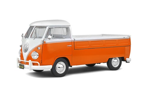 SOLIDO Volkswagen T1 Pick Up Service – 1950 1:18 Orange / White