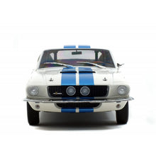 Load image into Gallery viewer, SOLIDO Shelby Mustang GT500 1:18 White/Blue Stripes