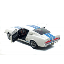 Load image into Gallery viewer, SOLIDO Shelby Mustang GT500 1:18 White/Blue Stripes