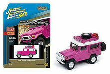 Load image into Gallery viewer, Johnny Lightning 1980 Toyota Land Cruiser Pink 1/64