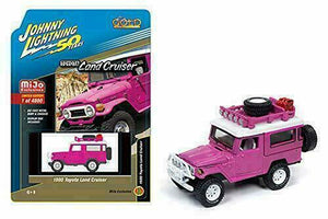 Johnny Lightning 1980 Toyota Land Cruiser Pink 1/64