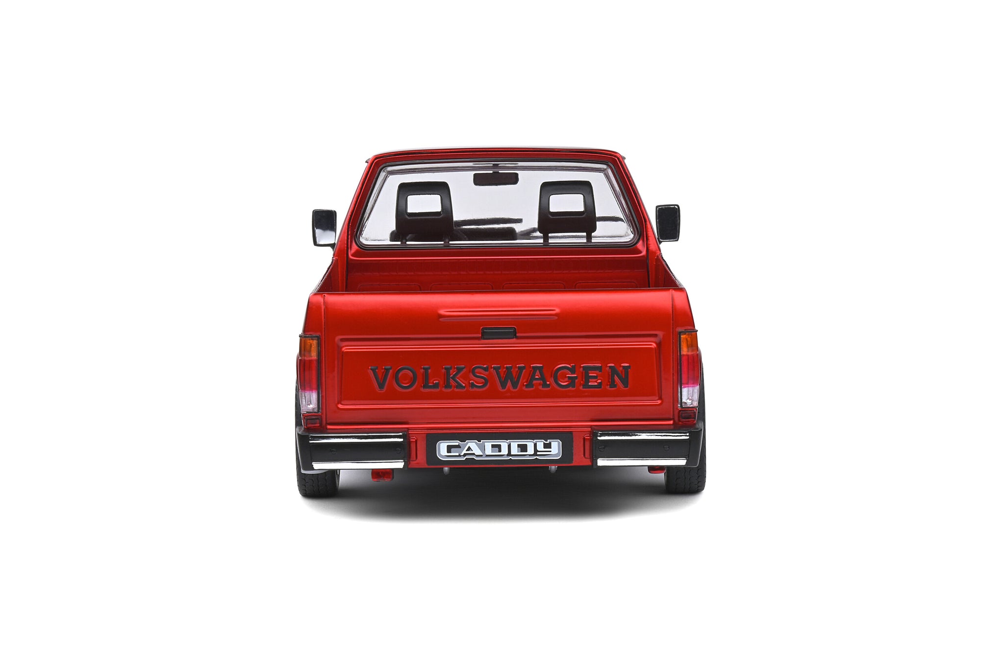 1982 Volkswagen Mk1 Pickup Truck Custom Red Metallic With Stripes 1/18  Diecast Model Car By Solido : Target