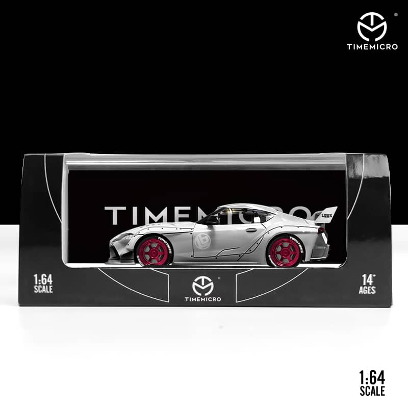 Time Micro Toyota Supra LBWK 1:64 White – Gulf Models