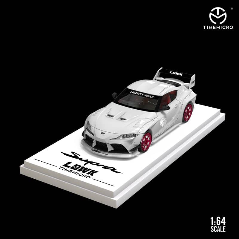 Time Micro Toyota Supra LBWK 1:64 White – Gulf Models